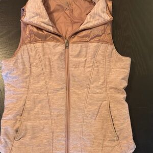 The North Face Light Brown Puffer Vest